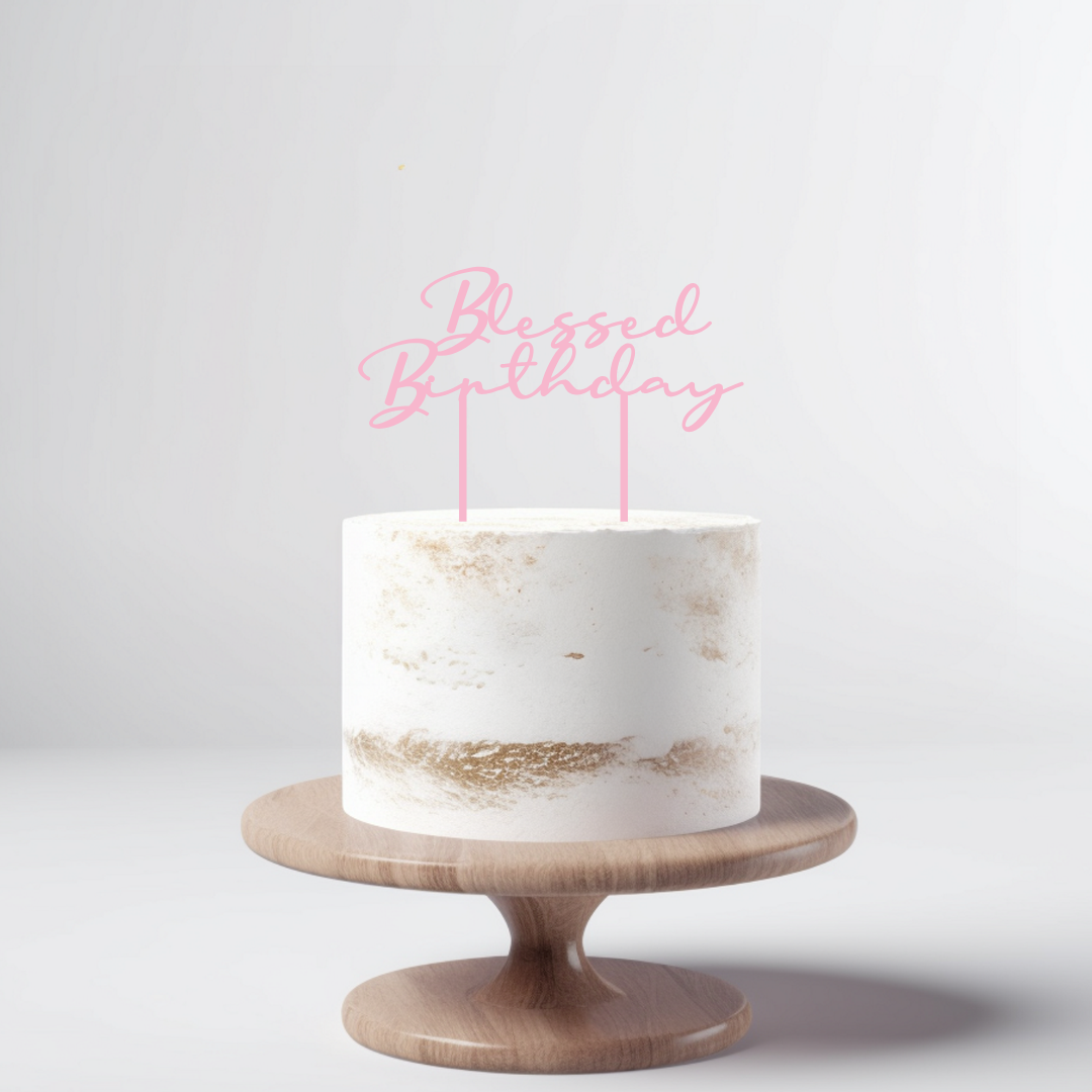 Calligraphy Cake Topper - Wildberry Store