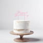 Calligraphy Cake Topper - Wildberry Store