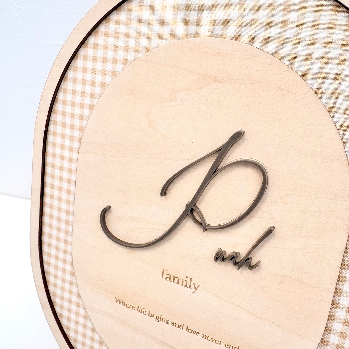 Oval Family Wall Frame