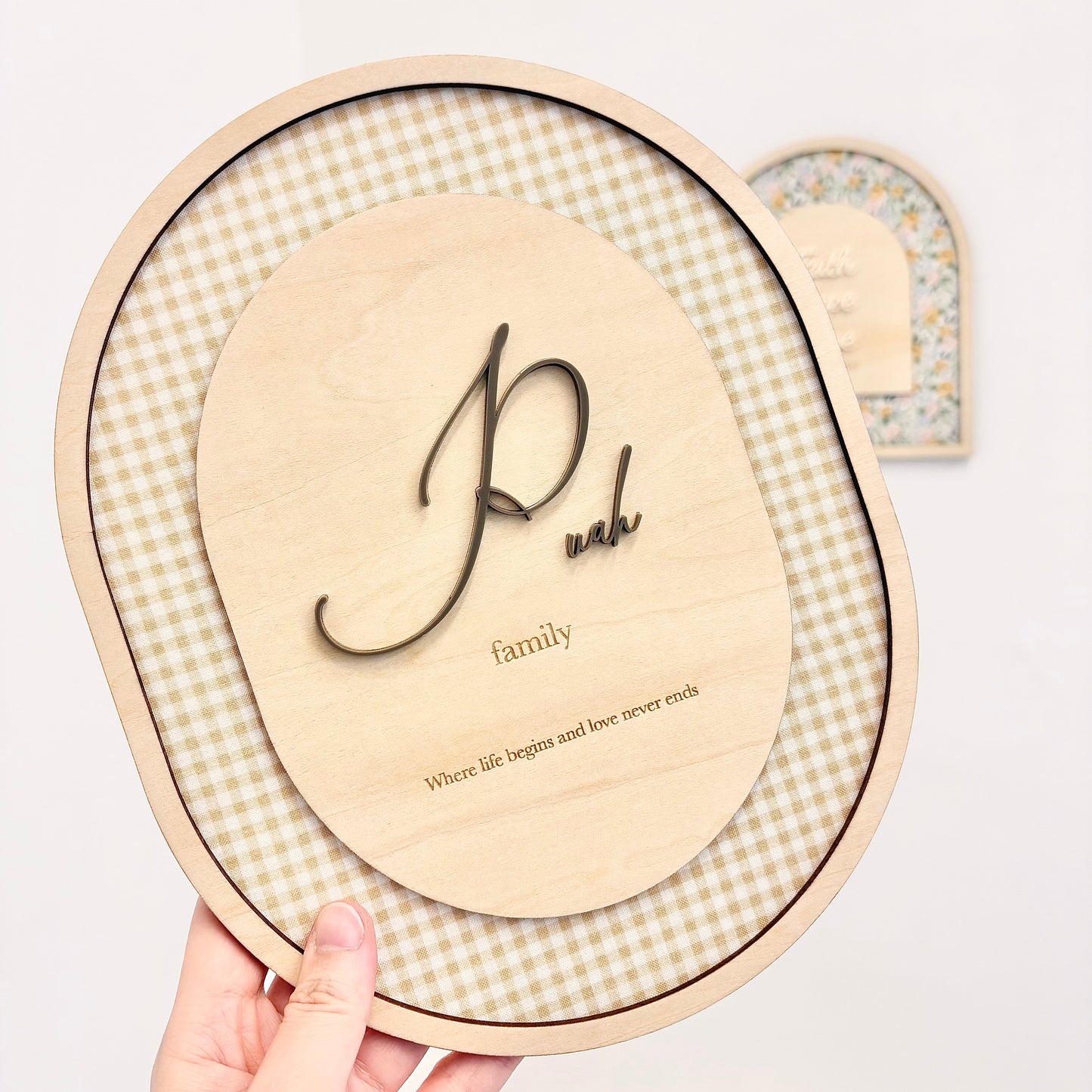 Oval Family Wall Frame