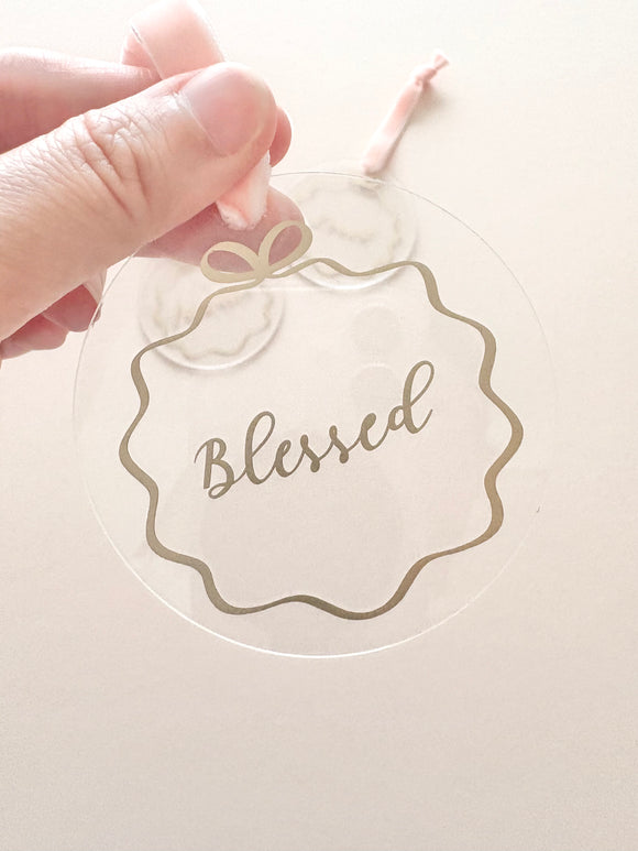 Words of Grace ornament set