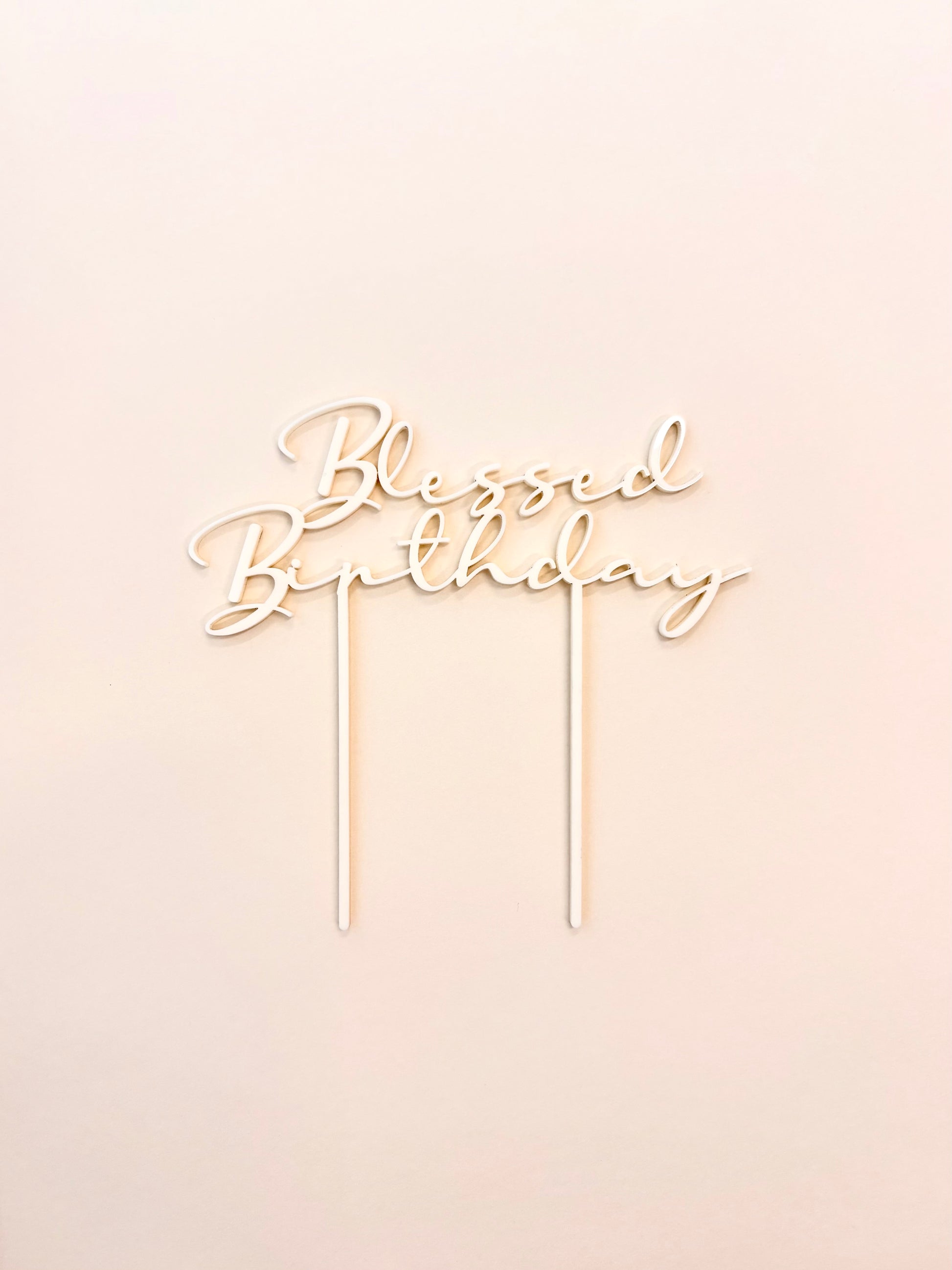 Calligraphy Cake Topper - Wildberry Store