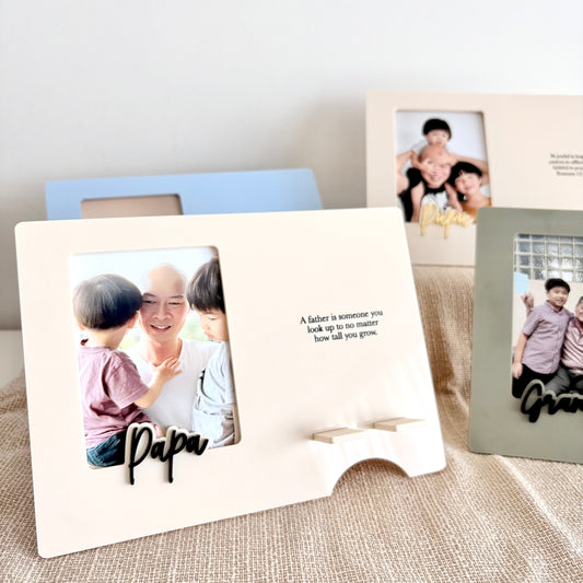 Papa Acrylic Photo Frame