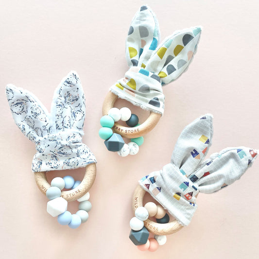Bunny Ear Teether - Wildberry Store