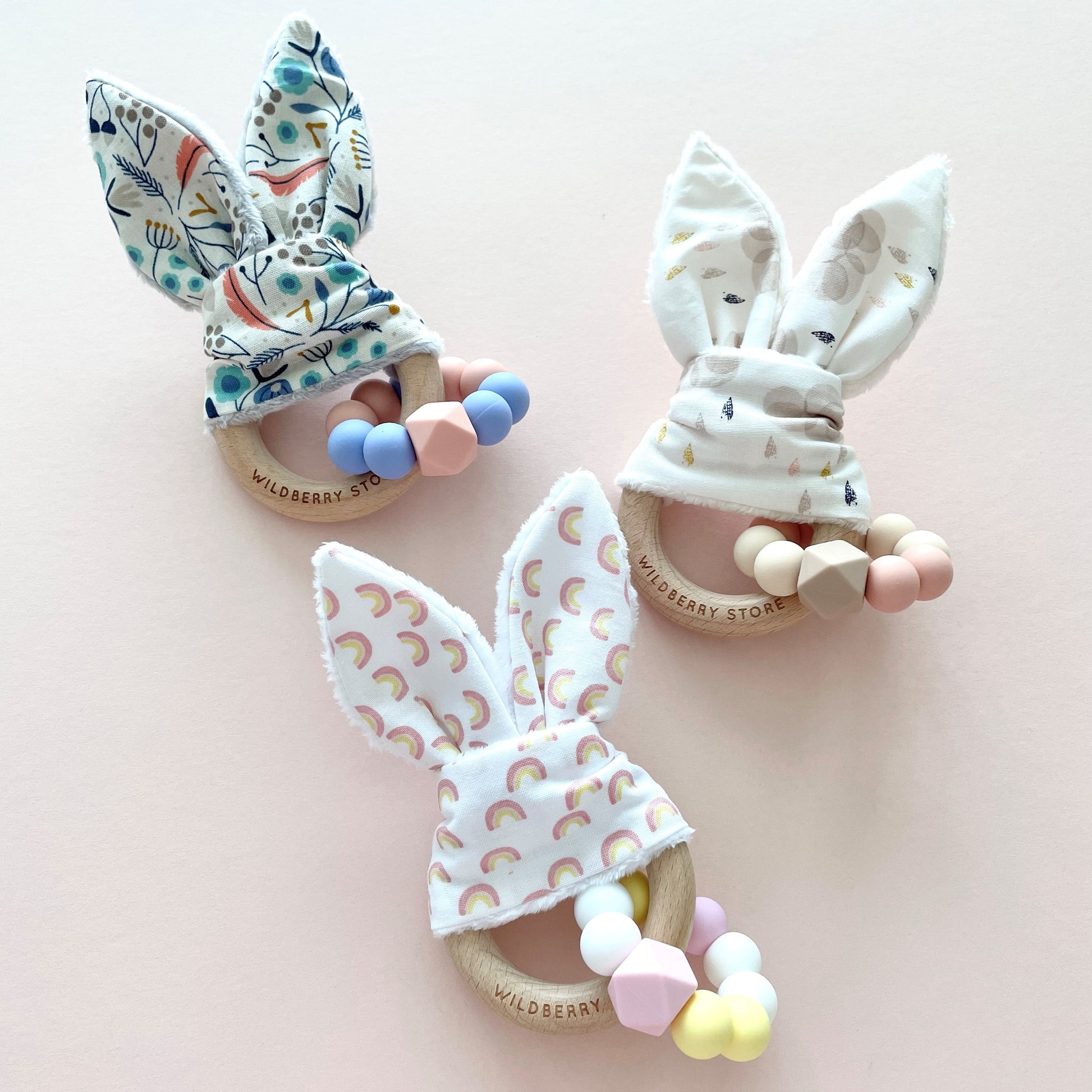 Bunny Ear Teether - Wildberry Store