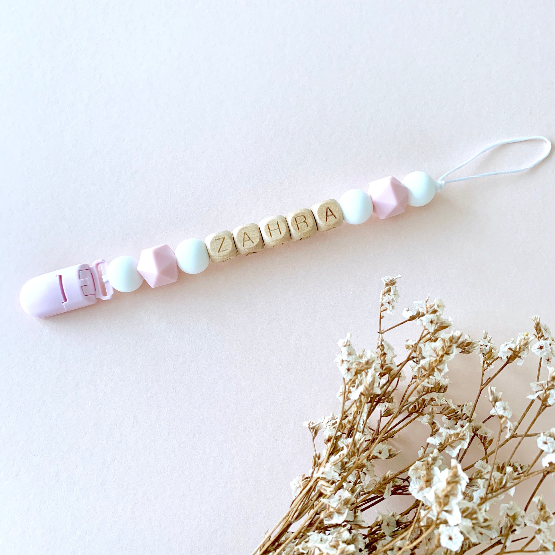 Word Teether Strap - Preorder - Wildberry Store